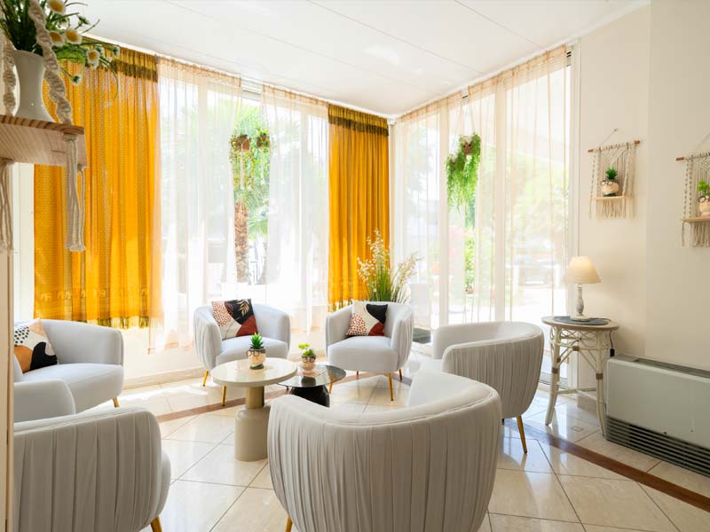 Common areas with sofas